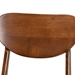 Baxton Studio Katya Mid-Century Modern Walnut Brown Finished Wood 2-Piece Dining Chair Set - BSORH378C-Walnut Bent Seat-DC-2PK