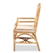 bali & pari Delta Modern and Contemporary Natural Finished Rattan Dining Chair - BSODelta-Natural-DC
