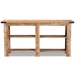 Baxton Studio Angelo Modern and Contemporary Rustic Oak Brown Finished Wood Console Table - BSOBST-SET1639-Yukon Eiche-Console