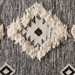Baxton Studio Avia Modern and Contemporary Black and Ivory Handwoven Wool Area Rug - BSOAvia-Ivory/Black-Rug