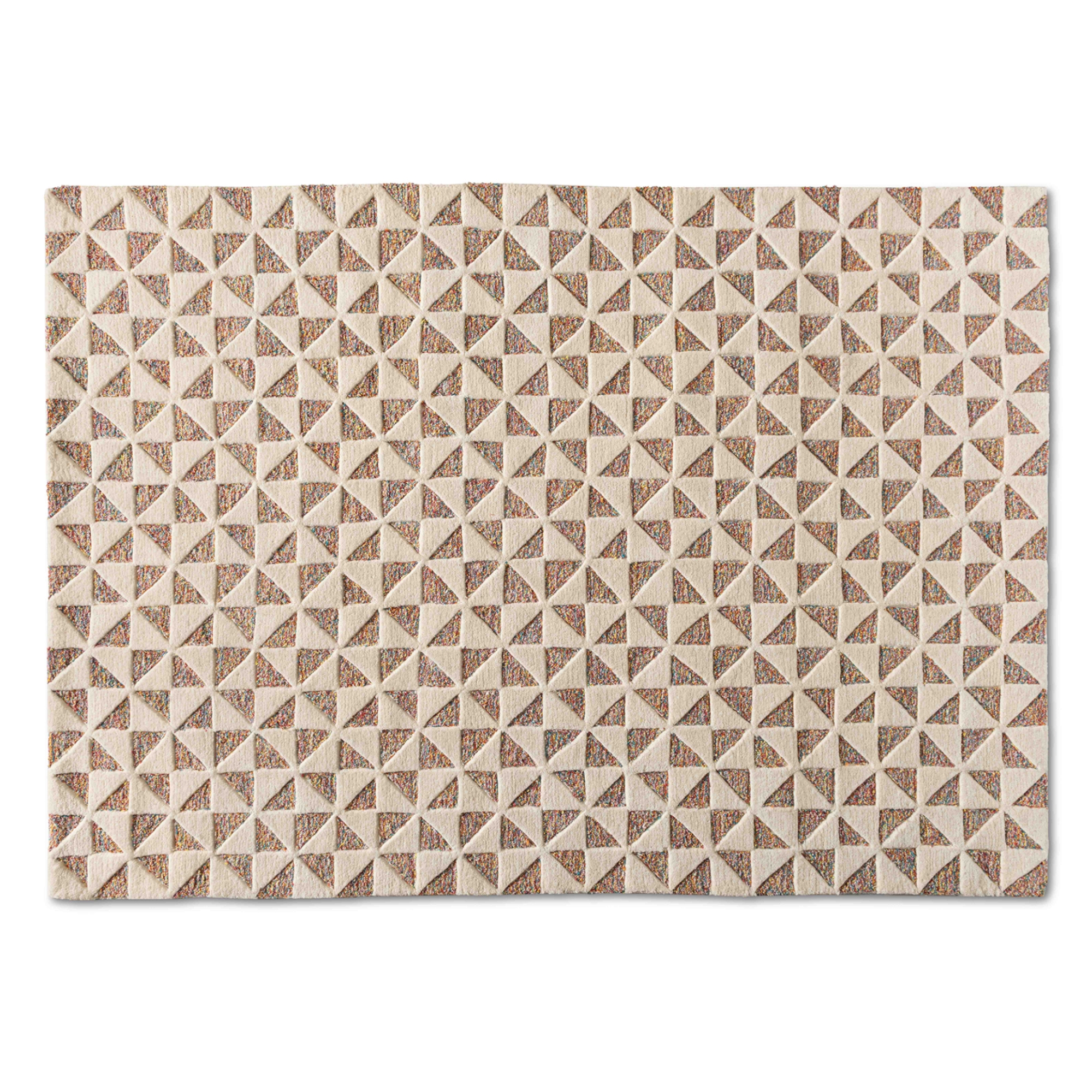 Baxton Studio Adusa Modern and Contemporary Multi-Colored Hand-Tufted Wool and Cotton Area Rug