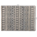 Baxton Studio Callum Modern and Contemporary Ivory and Blue Handwoven Wool Blend Area Rug - BSOCallum-White/Blue-Rug