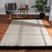 Baxton Studio Dalston Modern and Contemporary Beige and Black Handwoven Wool Blend Area Rug - BSODalston-Beige-Rug