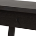 Baxton Studio Herman Modern and Contemporary Dark Brown Finished Wood 1-Drawer Console Table - BSOFP-03-Dark Brown-Console
