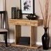 Baxton Studio Otis Modern and Contemporary Oak Brown Finished Wood 3-Drawer Console Table - BSOFP-04-Wotan Oak-Console