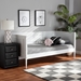 Baxton Studio Daniella Modern and Contemporary White Finished Wood Daybed - BSOMG0076-White-Daybed