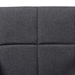 Baxton Studio Theresa Mid-Century Modern Dark Grey Fabric Upholstered and Walnut Brown Finished Wood 5-Piece Dining Set - BSOBBT5390-Dark Grey/Walnut-5PC Dining Set