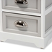 Baxton Studio Cachet Modern and Contemporary Two-Tone Grey and White Finished Wood 2-Drawer Nightstand - BSOFM18216-NS