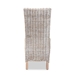 bali & pari Trianna Rustic Transitional Whitewashed Rattan and Natural Brown Finished Wood Dining Chair - BSOFlorence Highback-White Washed-DC