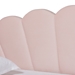 Baxton Studio Timila Modern and Contemporary Light Pink Velvet Fabric Upholstered Full Size Daybed with Trundle - BSOBBT61047T-Light Pink Velvet-Daybed-F/T