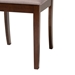 Baxton Studio Carola Mid-Century Modern Warm Grey Fabric and Dark Brown Finished Wood 5-Piece Dining Chair Set - BSOCassandra-Grey/Cappuccino-5PC Dining Set