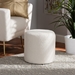 Baxton Studio Tori Modern and Contemporary Ivory Boucle Upholstered Ottoman - BSO1708A-Beige-Ottoman
