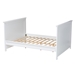 Baxton Studio Ceri Classic and Traditional White Finished Wood Twin Size Daybed - BSOCeri-White-Daybed-Twin
