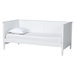 Baxton Studio Viva Classic and Traditional White Finished Wood Twin Size Daybed