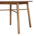 Baxton Studio Denmark Mid-Century Modern French Oak Brown Finished Rubberwood Dining Table - BSODenmark-French Oak-DT