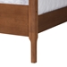 Baxton Studio Roman Classic and Traditional Ash Walnut Finished Wood Queen Size Canopy Bed - BSOMG0103-2-Ash Walnut-Queen