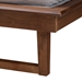 Baxton Studio Macayle Mid-Century Modern Ash Walnut Finished Wood King Size Platform Bed - BSOMG0004-2-Ash Walnut-King