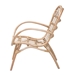 bali & pari Bajo Modern Bohemian Natural Brown Rattan Arm Chair - BSOBajo-Rattan-CC