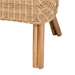 bali & pari Putri Modern Bohemian Natural Rattan Arm Chair - BSOPutri-Rattan-AC