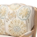 Baxton Studio Andre Traditional French Quilted Fabric and Whitewash Finished Wood Accent Chair - BSOBBT5470.11.A2-Beige/White Wash-Chair