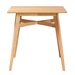 Baxton Studio Leena Mid-Century Modern Natural Oak Finished Wood Counter Height Pub Table - BSOLeena-Natural Oak-PT