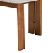 Baxton Studio Kacela Modern Japandi Light Grey Boucle Fabric and Walnut Brown Finished Wood 2-Piece Dining Chair Set - BSOBBT5490-Walnut/Maya Sky Grey-DC