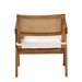 Baxton Studio Jetsam Japandi Cream Boucle Fabric and Walnut Brown Finished Wood Arm Chair - BSOBBT5486-Maya/Cream/Walnut-CC