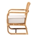 bali & pari Ailith Modern Bohemian Light Honey Rattan Arm Chair - BSOModel 4-Light Honey Rattan-CC