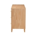 Baxton Studio Hosea Japandi Carved Honeycomb Natural 6-Drawer Dresser - BSOSW8000-61D6D-6DW-Natural-Dresser