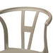 Baxton Studio Warner Modern and Contemporary Beige Plastic 4-Piece Dining Chair Set - BSOAY-PC13-Beige Plastic-DC