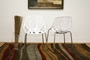 Baxton Studio Birch Sapling White Plastic Accent / Dining Chair (Set of 2) - BSODC-451-White