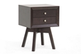 Baxton Studio Warwick Brown Modern Accent Table and Nightstand