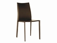 Rockford Brown Leather Dining Chair-Warehouse Sale