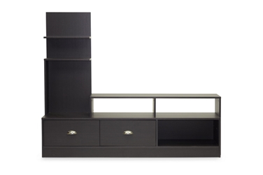 Baxton Studio Armstrong Dark Brown Modern TV Stand affordable modern furniture in Chicago, Baxton Studio Armstrong Dark Brown Modern TV Stand, Living Room Furniture Chicago
