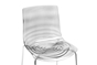 Baxton Studio Marisse Clear Plastic Modern Dining Chair (Set of 2) - BSOPC-840-Clear