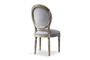 Baxton Studio Clairette Wood Traditional French Accent Chair-Round - BSOTSF-9315-Beige-CC