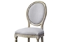 Baxton Studio Clairette Wood Traditional French Accent Chair-Round - BSOTSF-9315-Beige-CC
