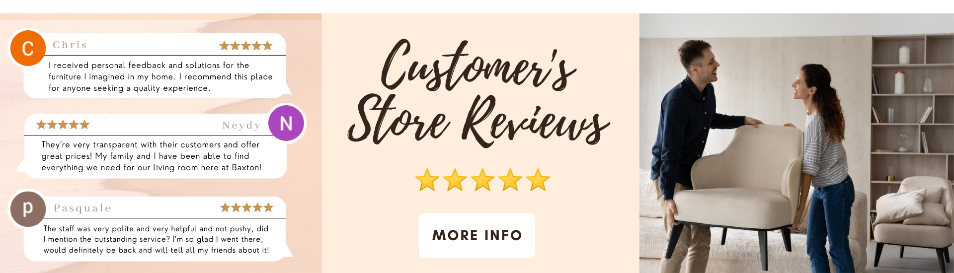 Baxton Studio Furniture Outlet Customer's Store Reviews