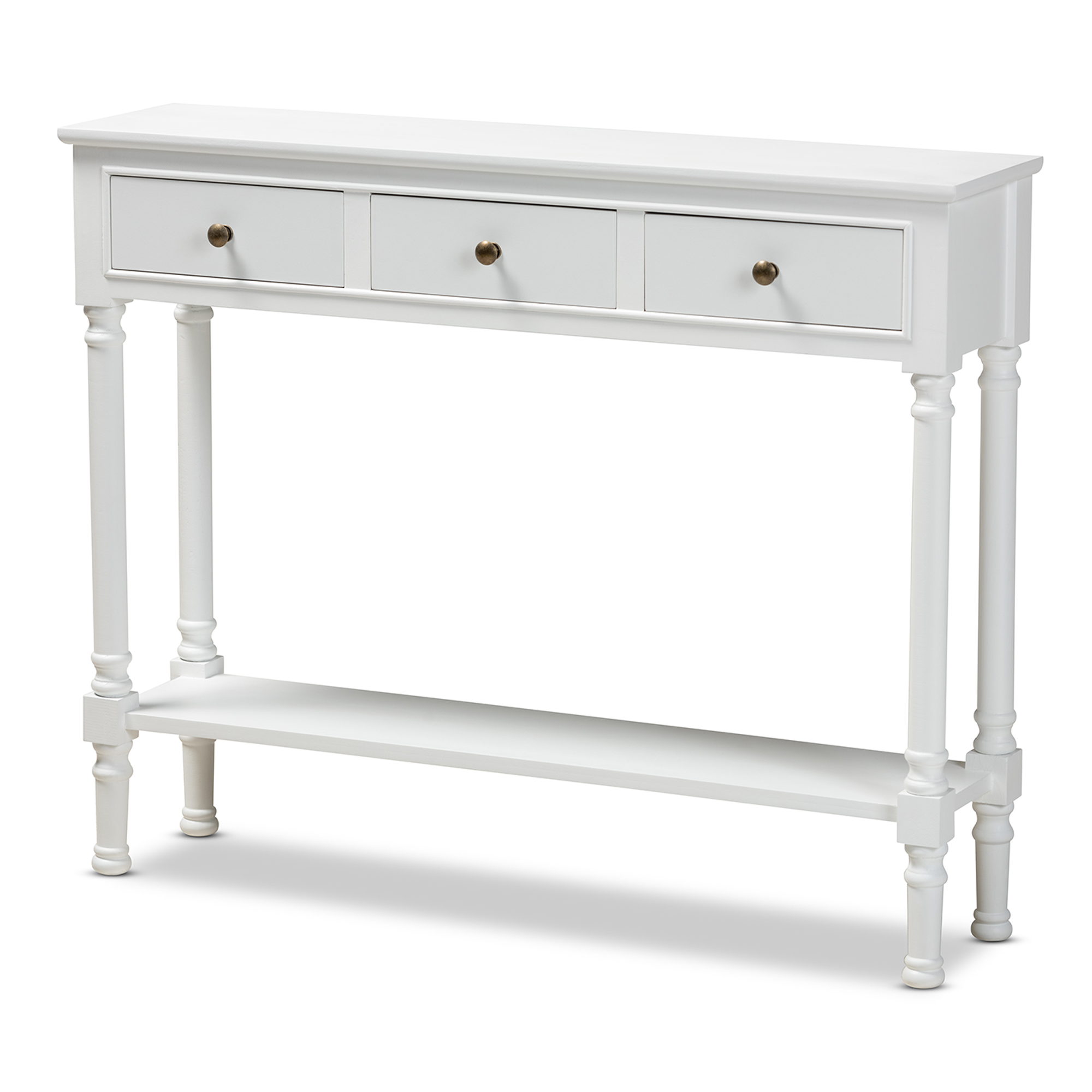 3 Drawer Entryway Console Table