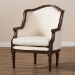 Baxton Studio Charlemagne Traditional French Accent Chair- - BSOASS292Mi ASH2