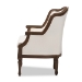 Baxton Studio Charlemagne Traditional French Accent Chair- - BSOASS292Mi ASH2