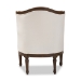 Baxton Studio Charlemagne Traditional French Accent Chair- - BSOASS292Mi ASH2