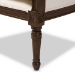 Baxton Studio Charlemagne Traditional French Accent Chair- - BSOASS292Mi ASH2