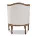 Baxton Studio Charlemagne Traditional French Accent Chair-Oak - BSOASS292Mi CG4