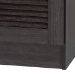 Baxton Studio Agni Modern and Contemporary Dark Brown Buffet and Hutch Kitchen Cabinet - BSODR 883701-Wenge