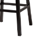 Baxton Studio Avril Modern and Contemporary Brown Faux Leather Tufted Swivel Barstool with Nail heads Trim - BSOBBT5210A1-BS-Brown
