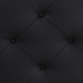 Baxton Studio Baltimore Modern and Contemporary King Black Faux Leather Upholstered Headboard - BSOBBT6431-Black-King HB
