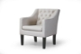 Baxton Studio Brittany Club Chair in Beige