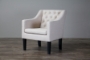 Baxton Studio Brittany Club Chair in Beige - BSO9070-Beige-CC
