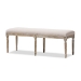 Baxton Studio Clairette Wood Traditional French Bench - BSOTSF-9303-Beige-OTTO